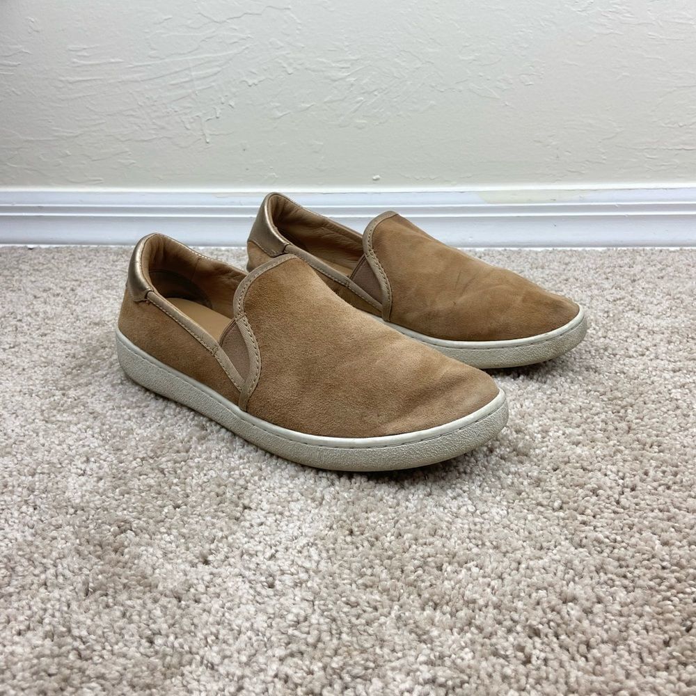 UGG Suede Leather Slip-On Sneaker - Chestnut Tan
